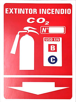 Señal Extintor CO2