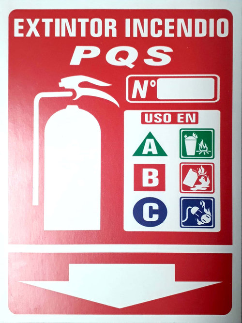 Señal Extintor PQS