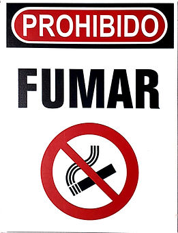 Señal Prohibido Fumar